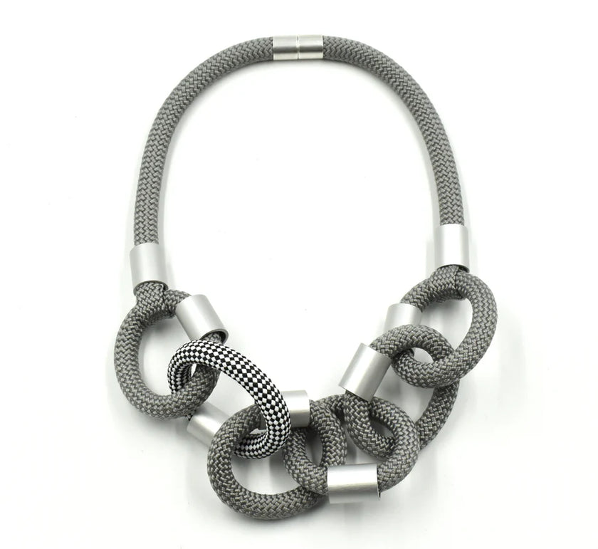 Christina Brampti Beyond Simplicity Olympic Loop Cord Necklace K2112