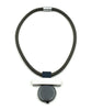 Christina Brampti Beyond Simplicity Aluminium Acrylic Elements Cord Necklace K2355