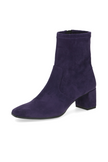 Caprice - Purple Heeled Ankle Boot