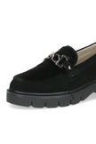 Caprice - Black Suede Loafers