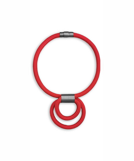 INSIDE-Customisable-Necklace-Red-with-Satin-Black-Rhodium-by-Carlotta-Scarbeo