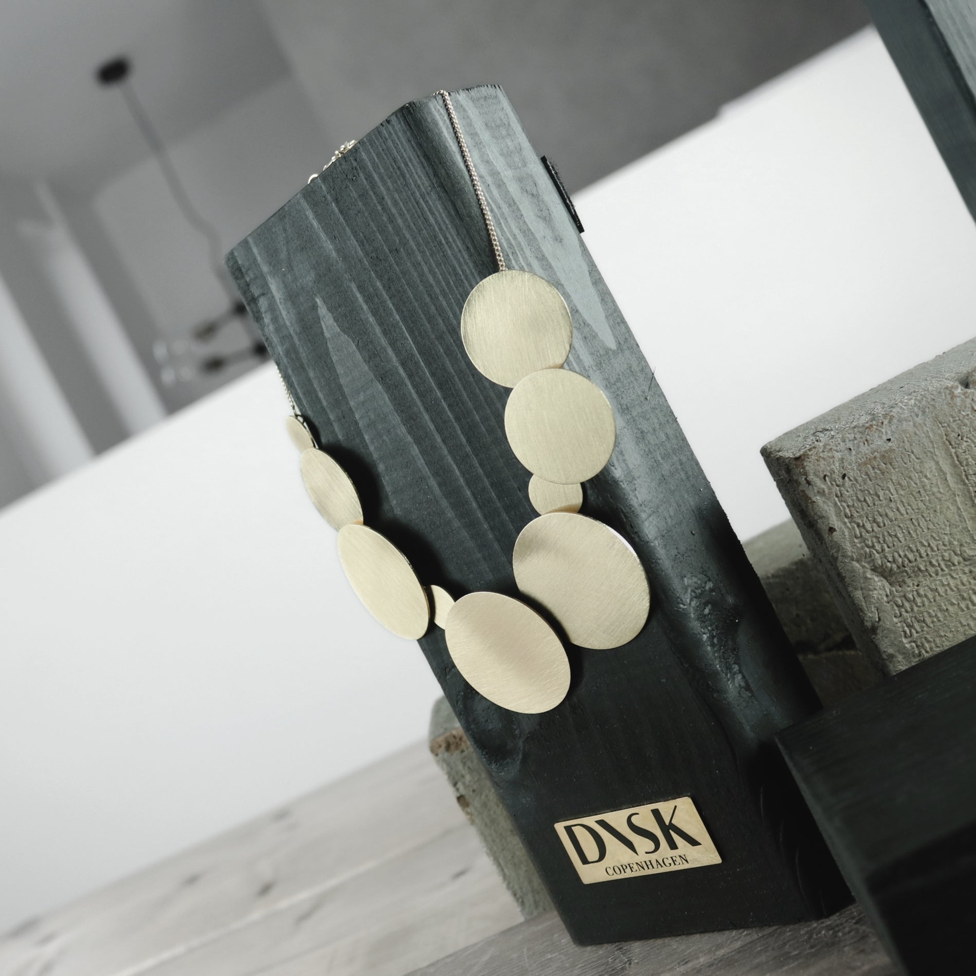 DNSK-Alaya-Short-Circle-Necklace-Gold-9C2401003