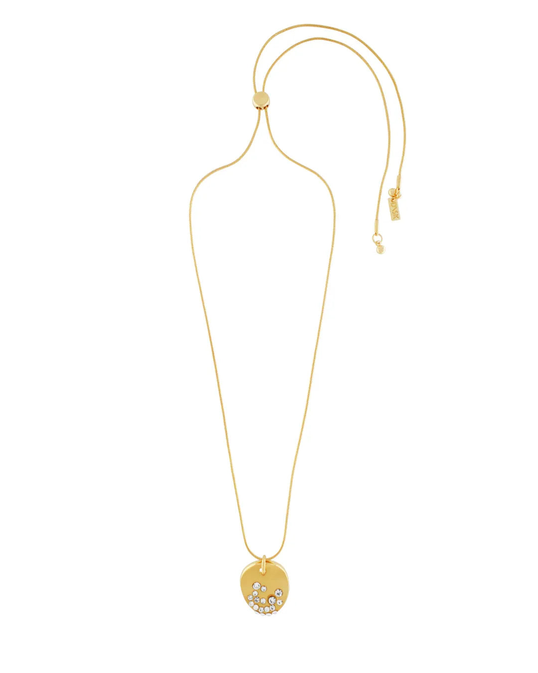 DNSK-Audrey-Adjustable-Organic-Mini-Molecule-CZ-Necklace-Gold-9C2601030-Dansk-Copenhagen