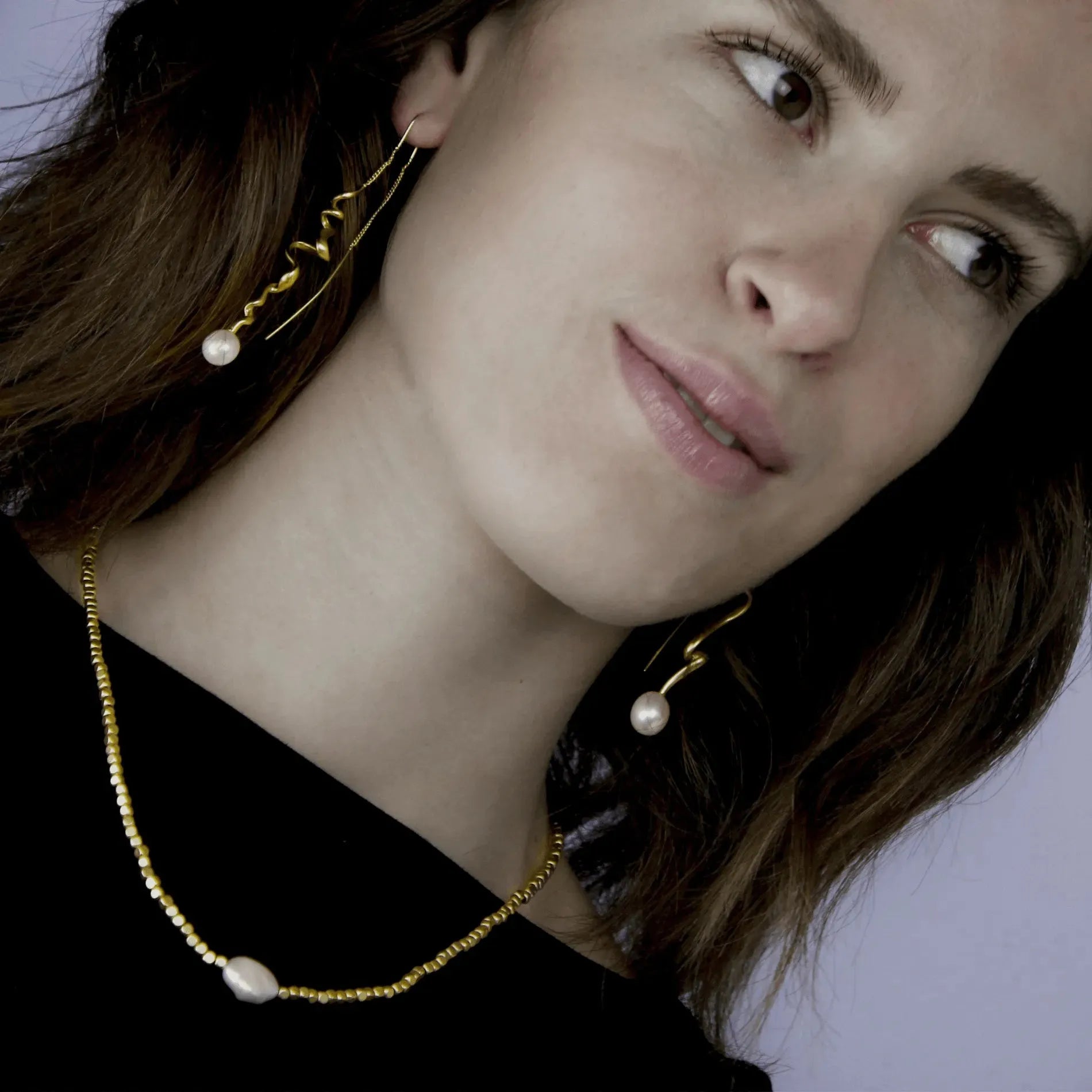 Dansk Copenhagen - Audrey Custom Pearl Necklace in Gold Plated - 9C6372