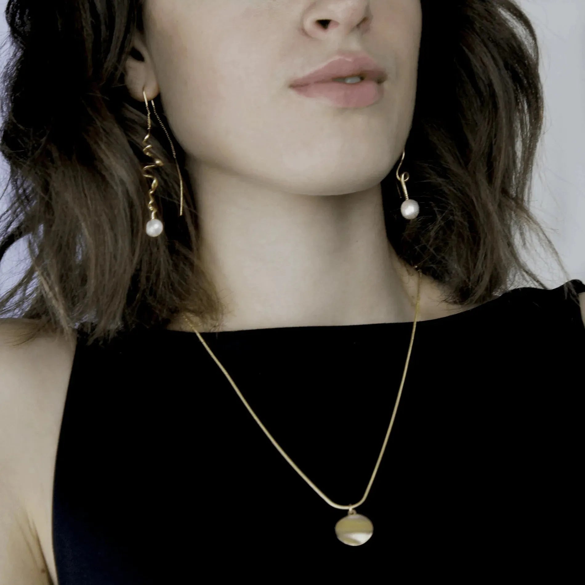 Dansk Copenhagen - Audrey Custom Pearl Necklace in Gold Plated - 9C6372