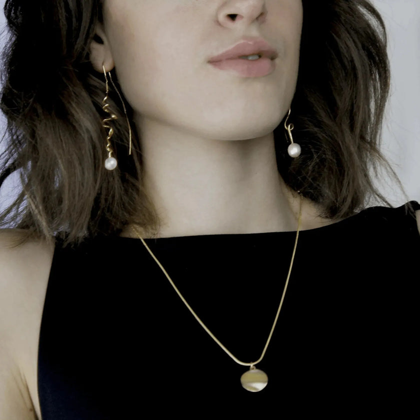 Dansk Copenhagen - Audrey Custom Pearl Necklace in Gold Plated - 9C6372