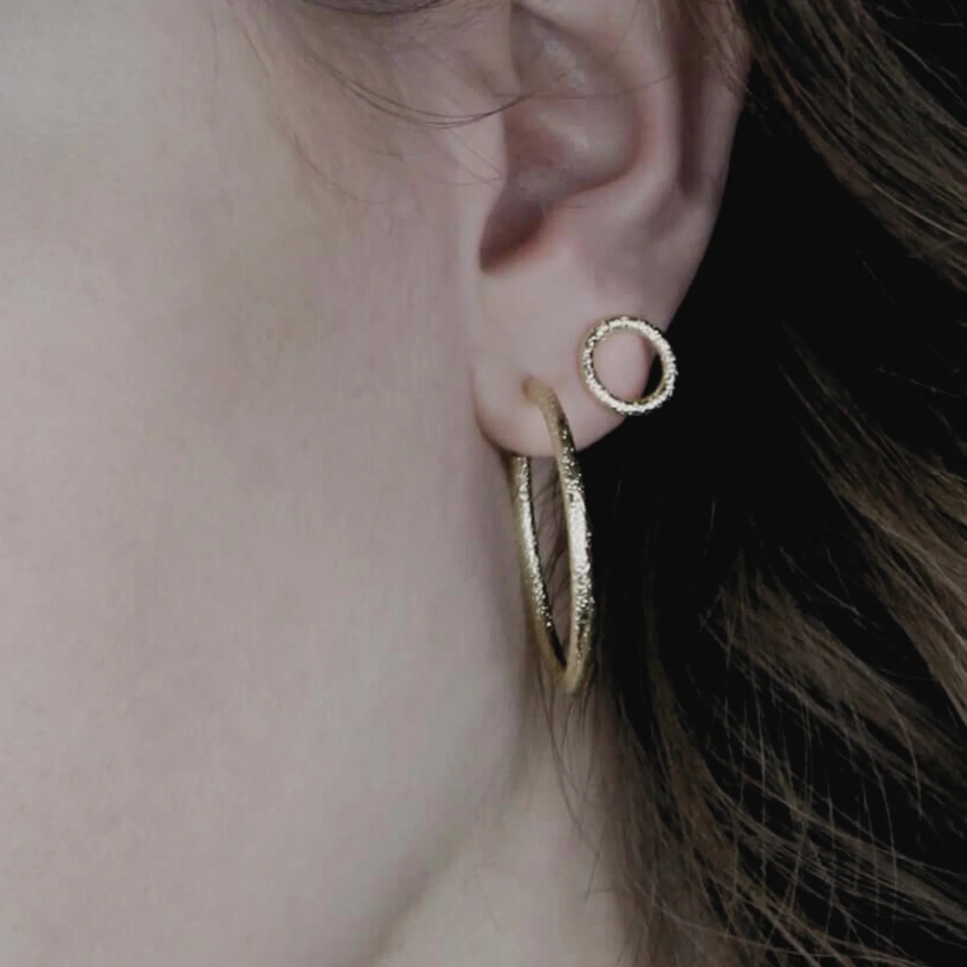 DNSK -  Audrey Glow Stud Earring Silver