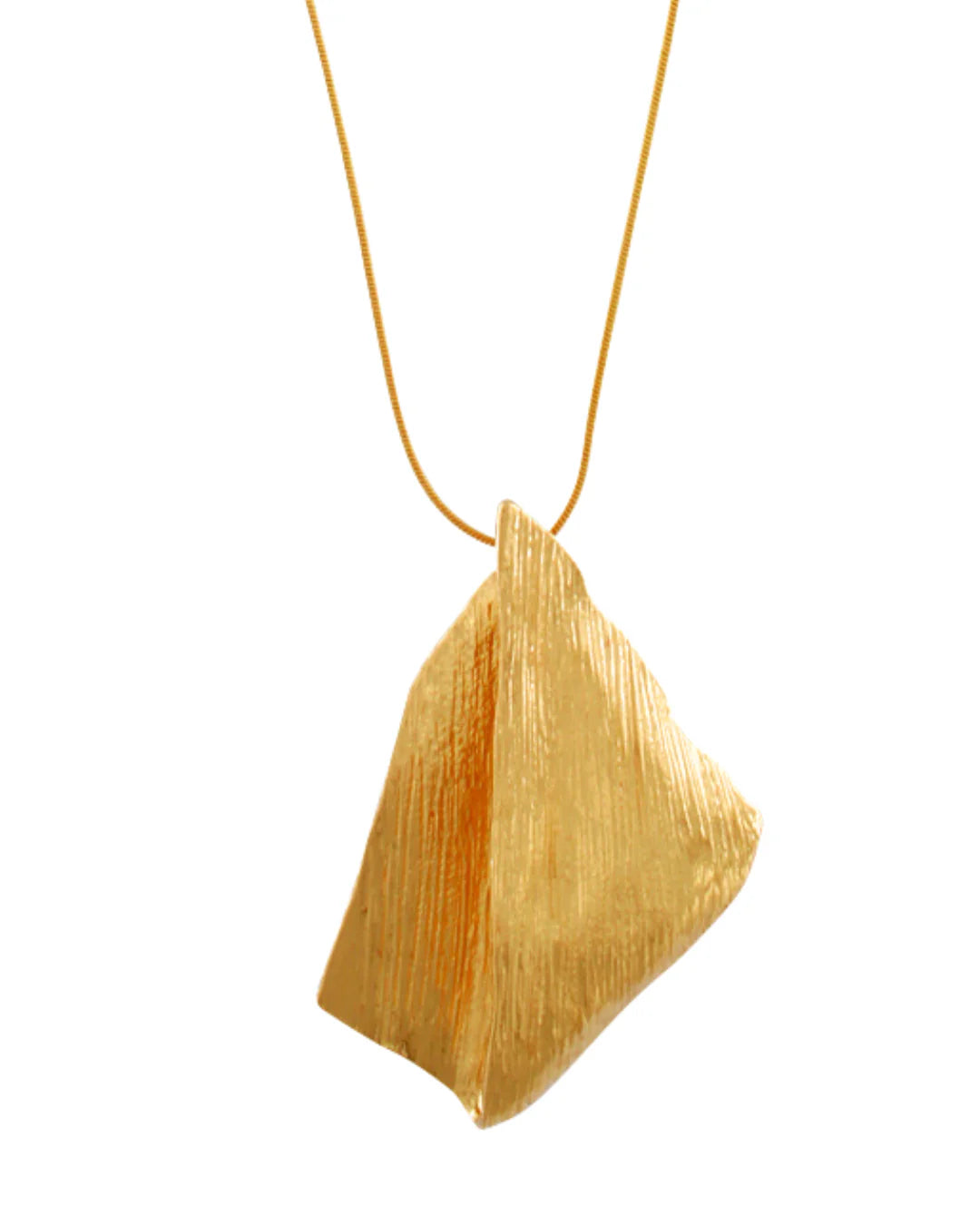 DNSK - Elysian -Adjustable -Biomorphic- Necklace -Gold -9C2601044-Kings-Road-Fashions