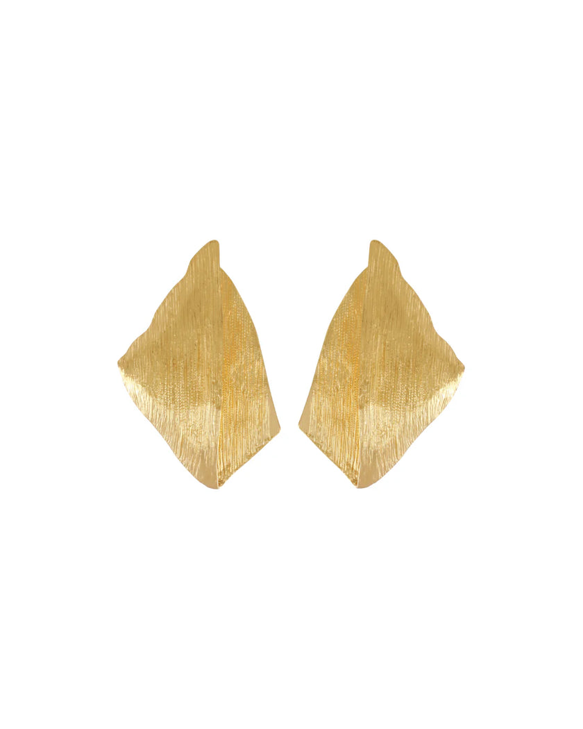DNSK -Elysian- Biomorphic -Earring -Gold -3C2601046-Kings-Road-Fashions