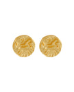 DNSK Elysian Irregular Curve Earring Gold 3C2601050