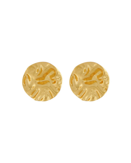 DNSK Elysian Irregular Curve Earring Gold 3C2601050