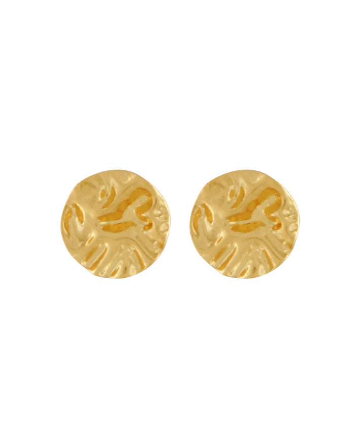 DNSK Elysian Irregular Curve Earring Gold 3C2601050