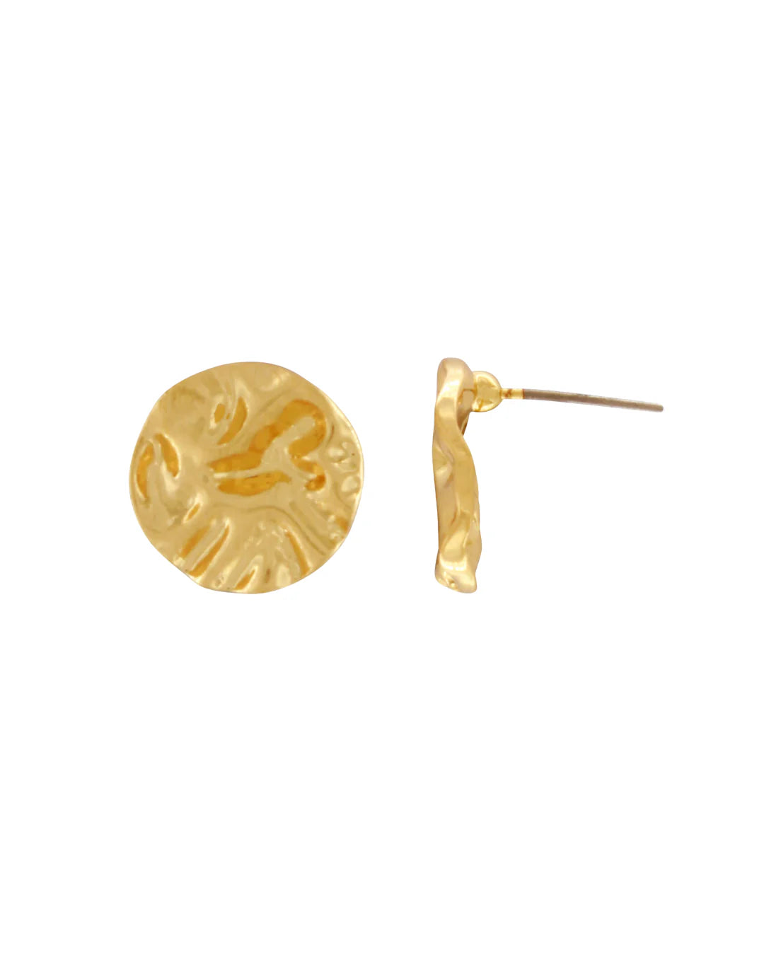 DNSK Elysian Irregular Curve Earring Gold 3C2601050