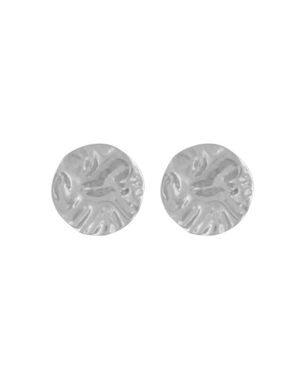 DNSK- Elysian -Irregular -Curve -Earring -Silver- 3C2601051-1
