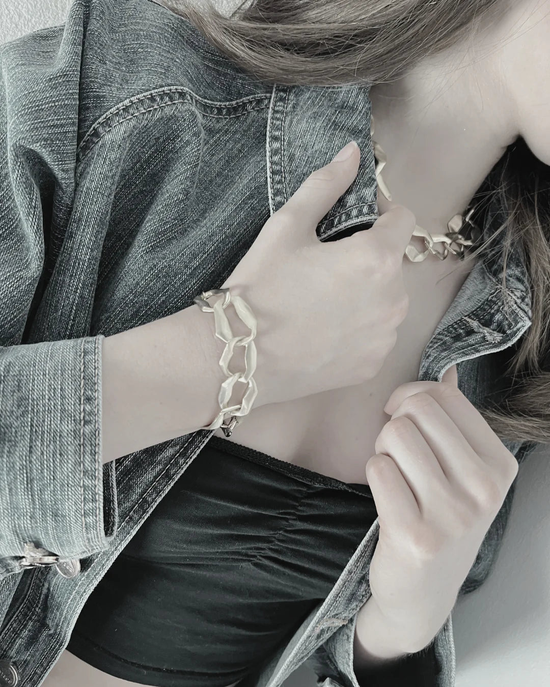 DNSK - Elysian- Link -Fluid -Bracelet -Gold -7C2601010-1