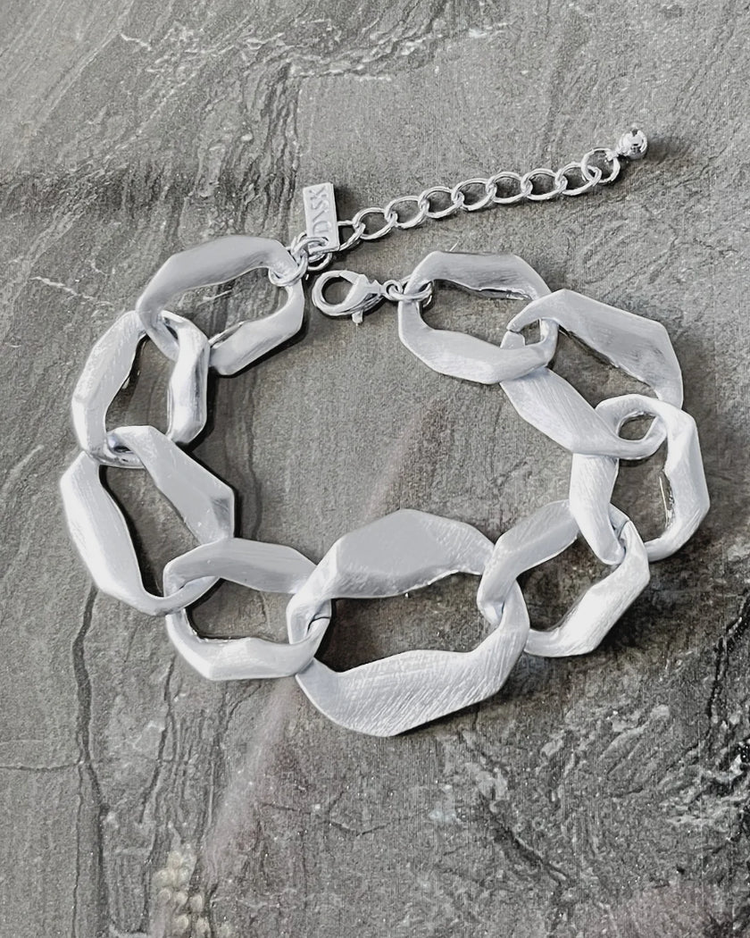 DNSK - Elysian- Link -Fluid -Bracelet -Silver -7C2601011-1