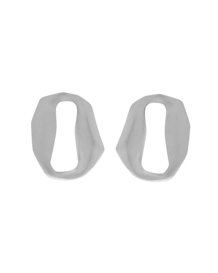 DNSK -Elysian- Link -Fluid- Post -Earring -Silver -3C2601045-1