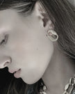 DNSK -Elysian- Link -Fluid- Post -Earring -Silver -3C2601045-1