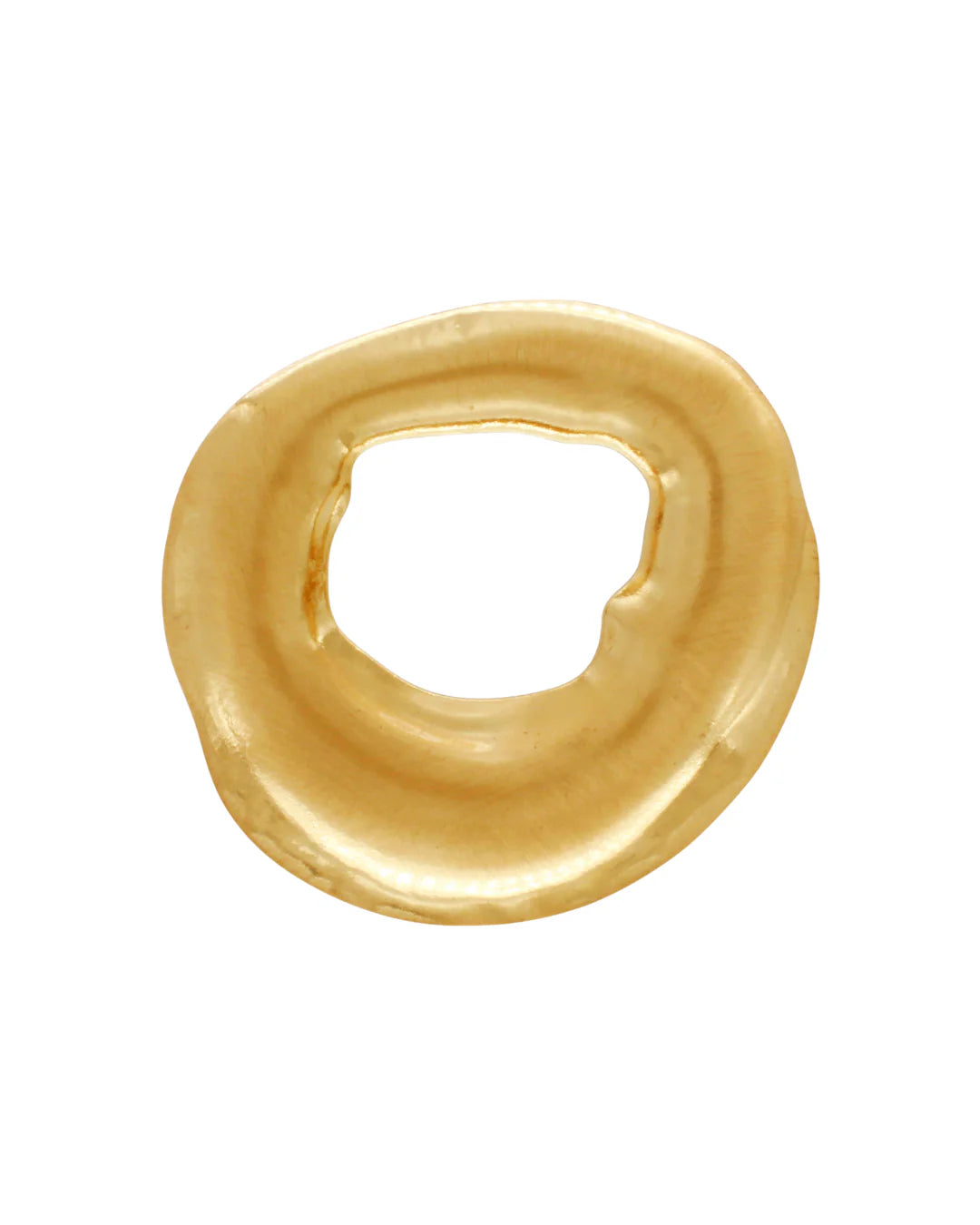 DNSK Elysian Statement Amorphous Brooch in Gold 5C2601001