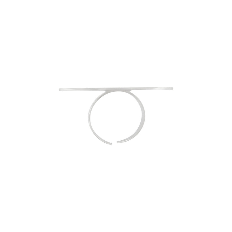 DNSK - Alaya Adjustable Mega Circle Ring Silver