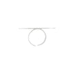 DNSK - Alaya Adjustable Mega Circle Ring Silver