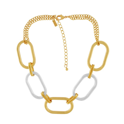 DNSK-Short-Statement-Oval-Ring-Necklace-Gold-Plating-9C2501026