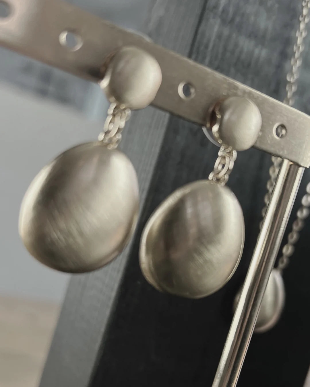 DNSK -Tabitha -Statement -Organic- Ball -Earring- Gold- 3C2601019-1