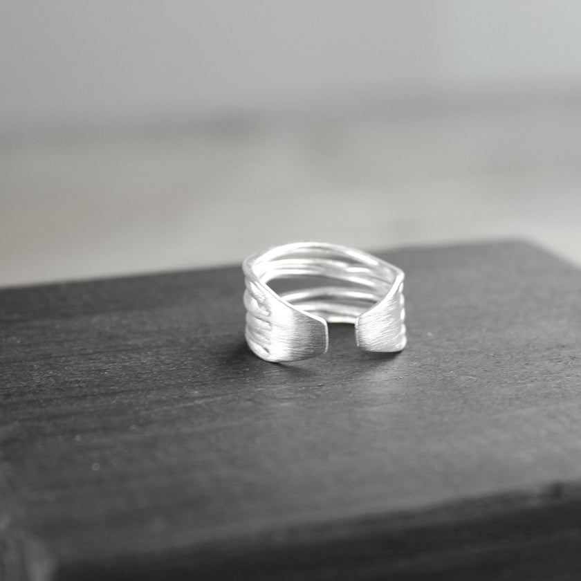 Dansk Copenhagen - DNSK - Tara Adjustable Ring Silver Plating - 1C2307002