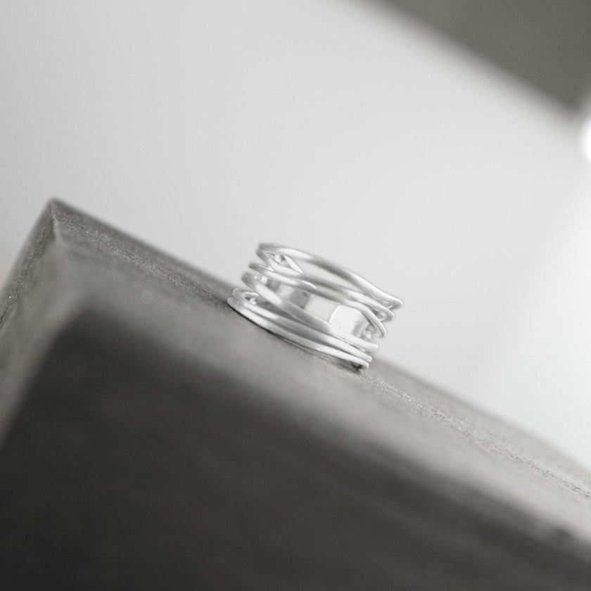 Dansk Copenhagen - DNSK - Tara Adjustable Ring Silver Plating - 1C2307002