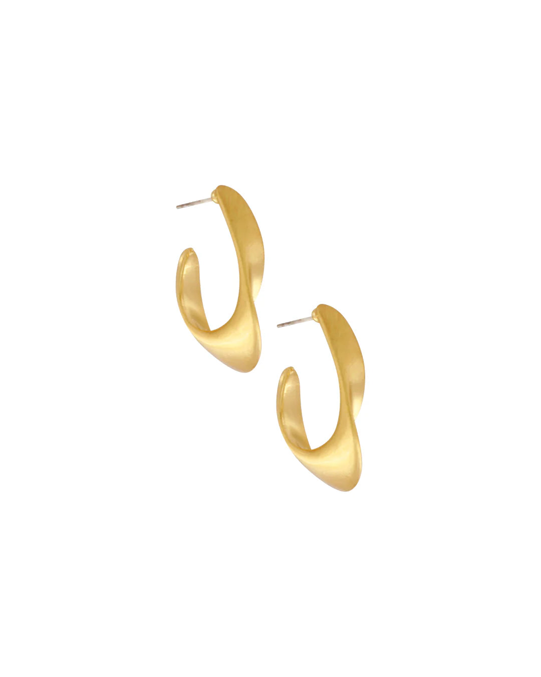 DNSK -Tara -Coil -Hoop -Earring-Gold- 3C2601012-1