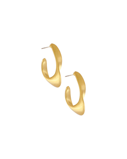 DNSK -Tara -Coil -Hoop -Earring-Gold- 3C2601012-1