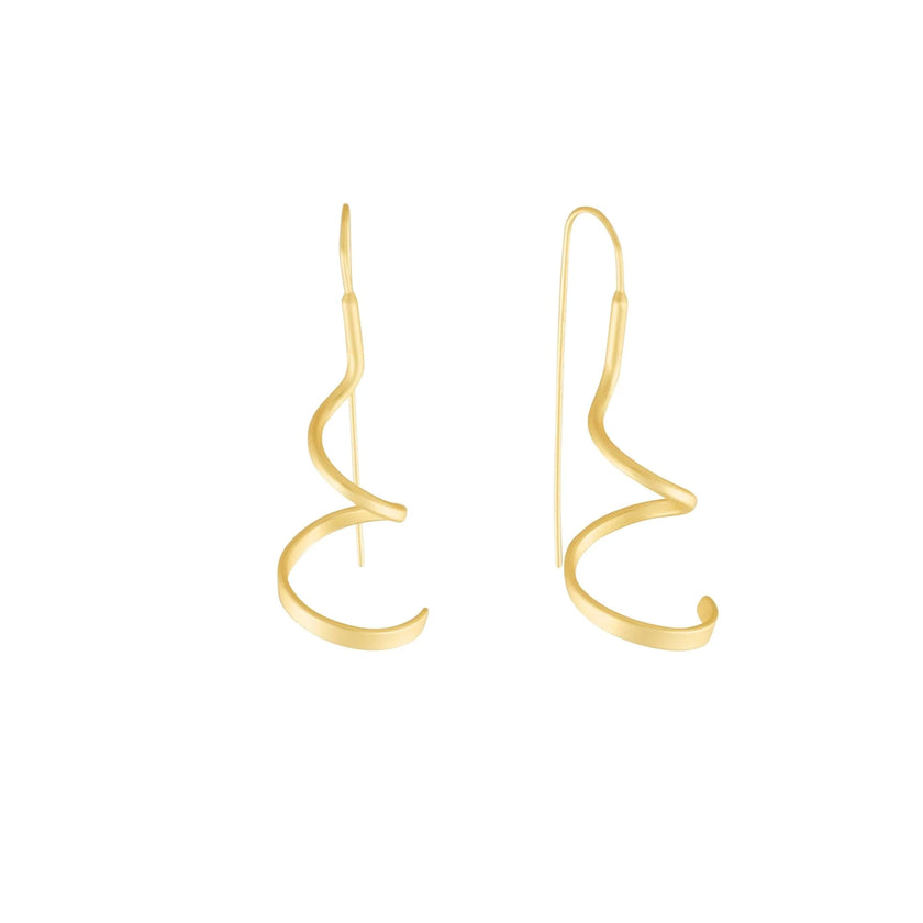 Dansk Copenhagen - Tara Mini Spinning Earring Gold Plating - 3C2307033