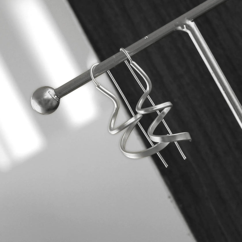 Dansk Copenhagen - Tara Mini Spinning Earring Silver Plating - 3C2307034