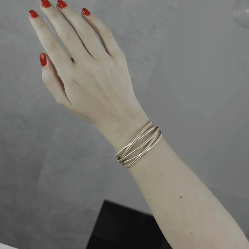 Dansk-Copenhagen-DNSK - Tara Wrap It Bracelet Silver Plating - 7C5488