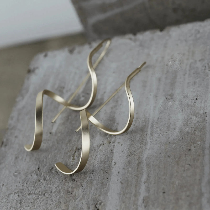 Dansk Copenhagen - DNSK- Tara Spinning Earring Gold Plating-3H7157