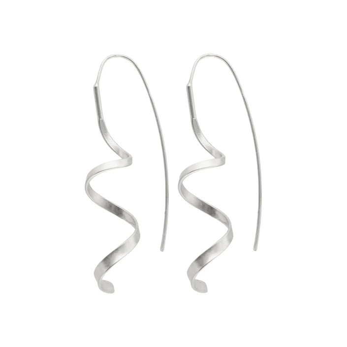 Dansk Copenhagen - DNSK- Tara Spinning Earring Silver Plating-3H7156