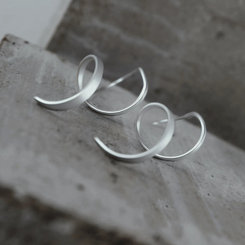 Dansk Copenhagen - DNSK- Tara Spinning Earring Silver Plating-3H7156