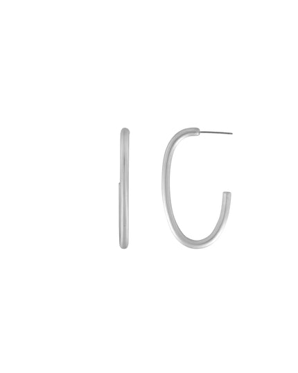 DNSK - Tempeste-Large-Oval-Hoop-Silver-3C2601005-0