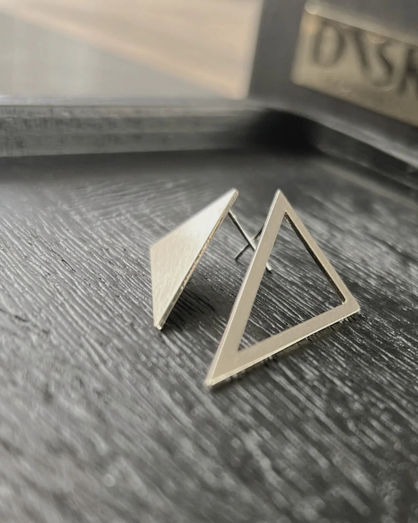 DNSK -Theia -Yin -& -Yang -Triangle- Earring -Gold -3C2601032-Kings-Road-Fashions
