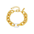 DNSK-Tula-Two-Tone-Oval-Bracelet-Gold-C2407023