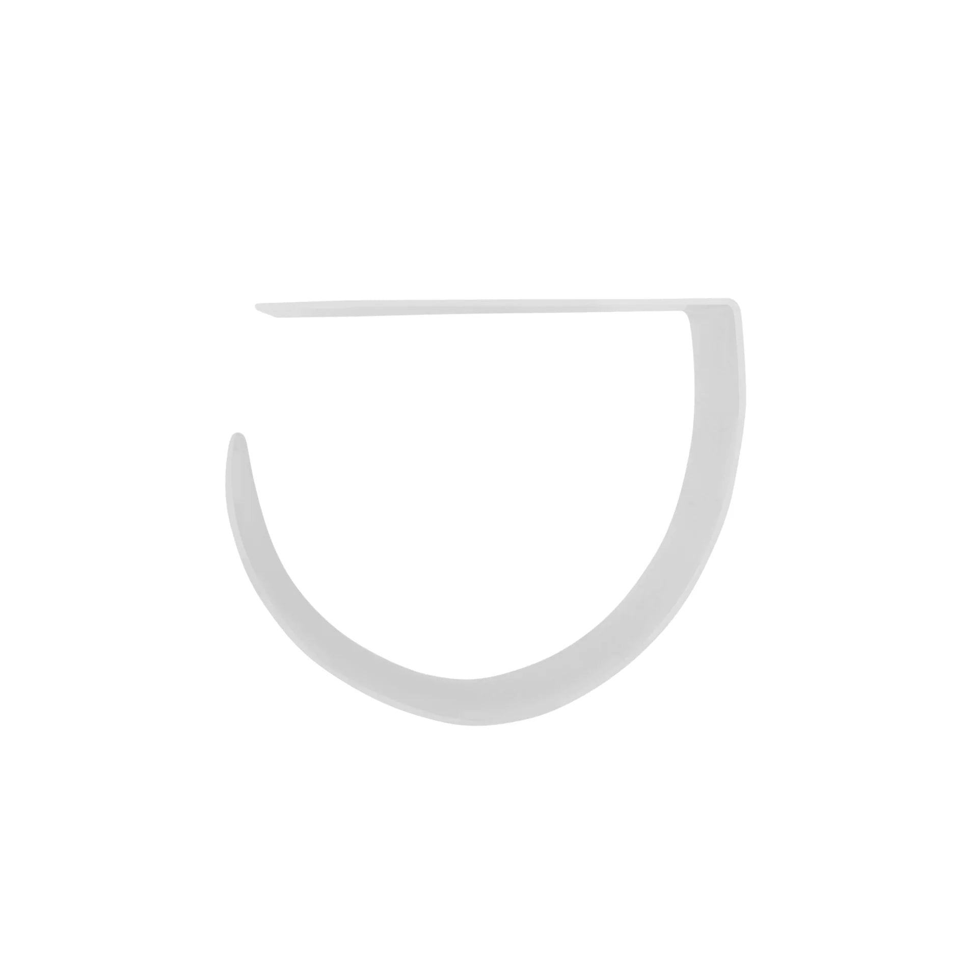 DNSK - Tula Statement Square Cuff Bangle Silver Plating