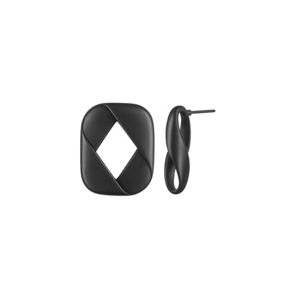 DNSK - Anastazia Chunky Post Earring Hematite Plating 3C2507014