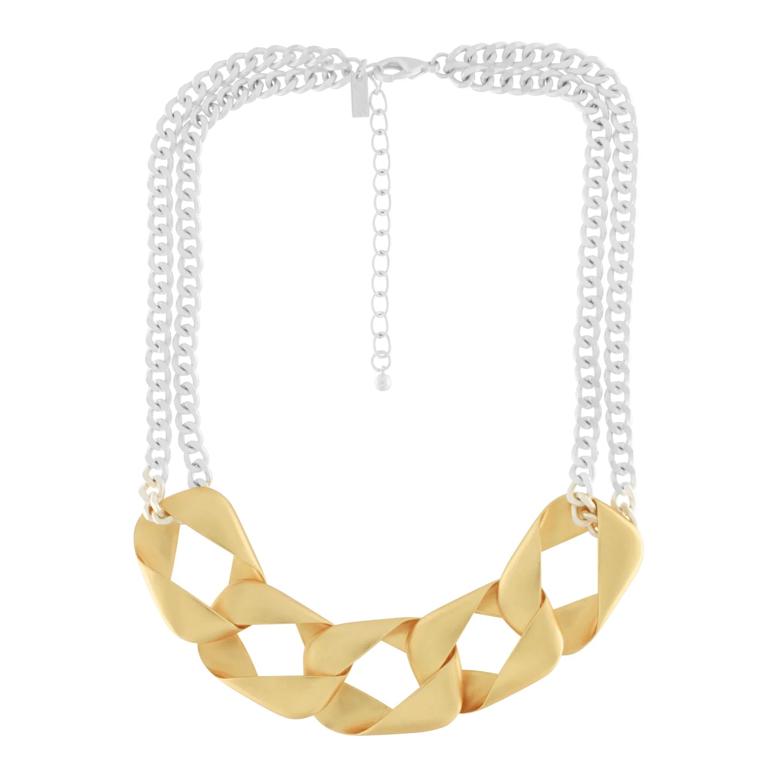 DNSK - Anastazia Short Chunky Link Necklace Gold 9C2507017