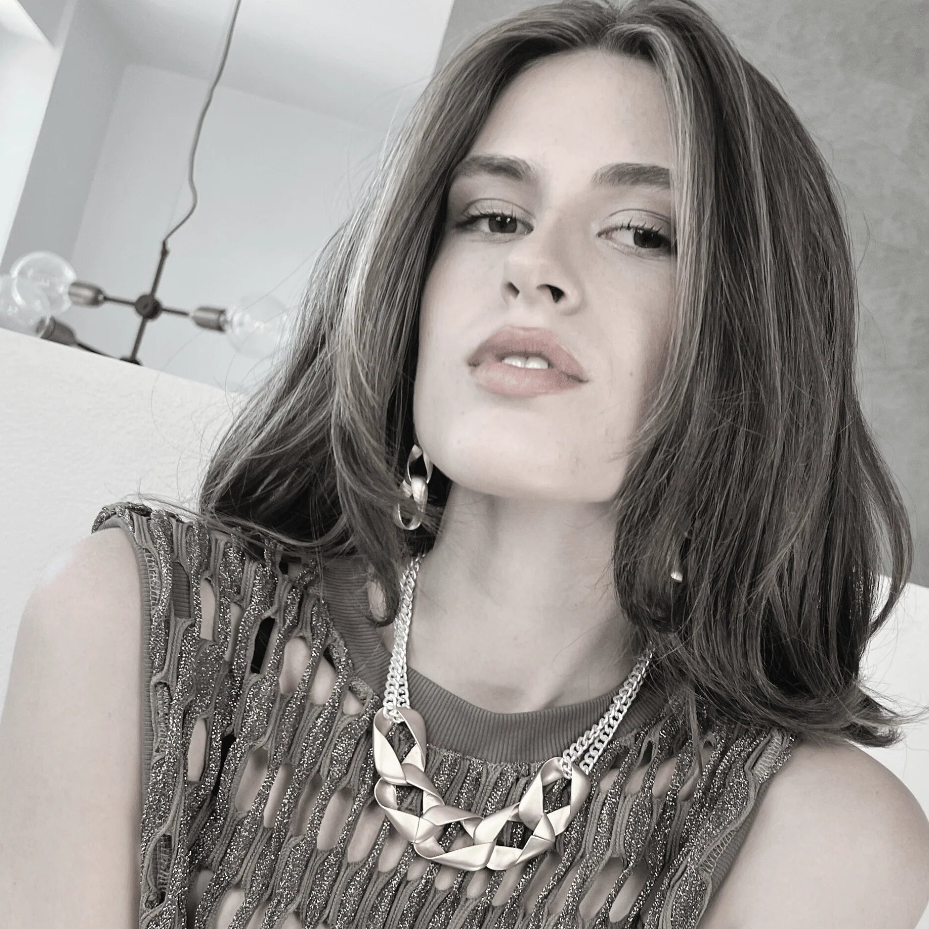 DNSK - Anastazia Short Chunky Link Necklace Gold 9C2507017