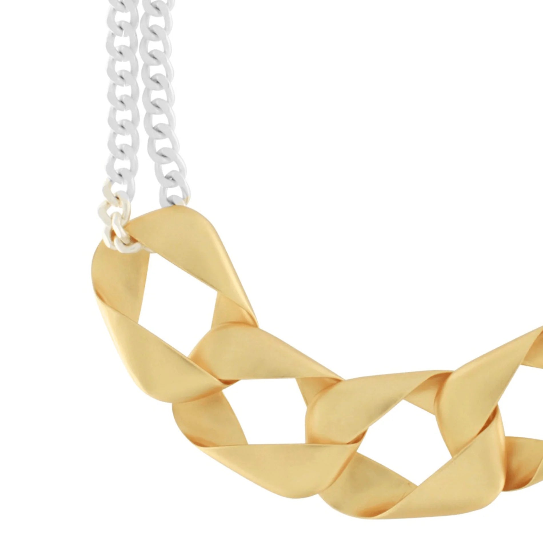 DNSK - Anastazia Short Chunky Link Necklace Gold 9C2507017