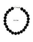 DNSK - Lisa short 2-in-1 Resin Necklaces in Black 9W2605004