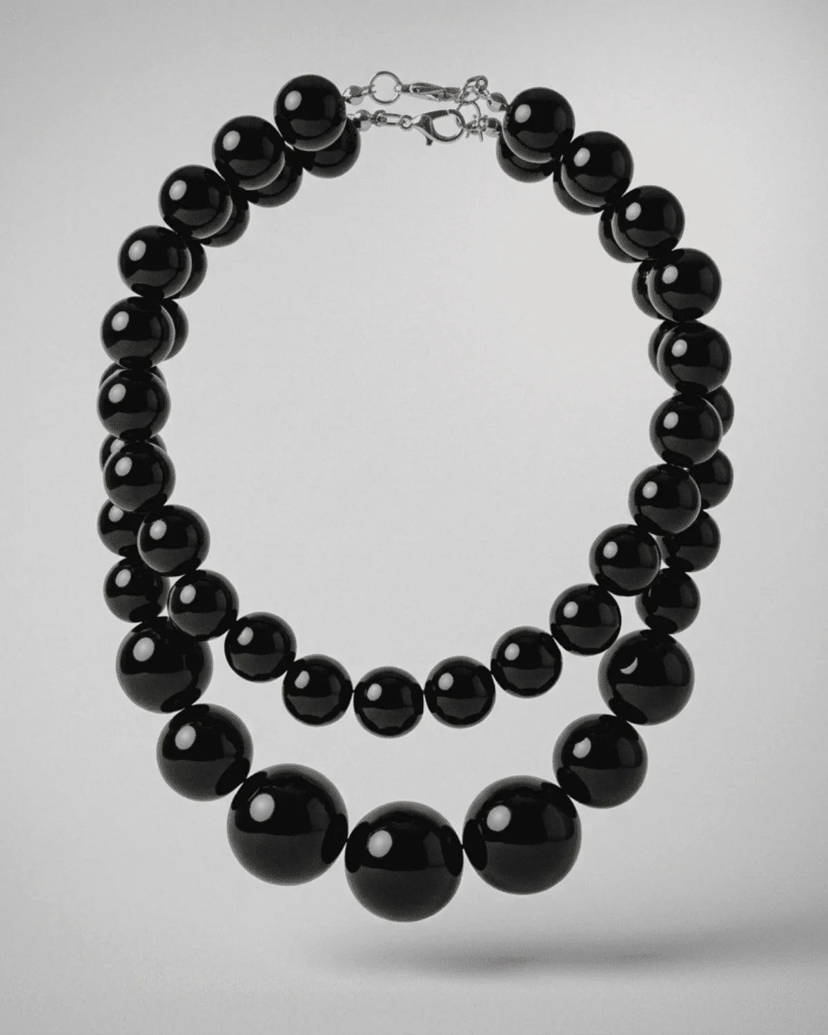 DNSK - Lisa short 2-in-1 Resin Necklaces in Black 9W2605004