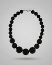 DNSK - Lisa short 2-in-1 Resin Necklaces in Black 9W2605004