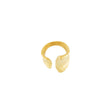 DNSK Courage Waterproof Impression Statement Ring 18K Gold Plating