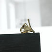 DNSK Courage Waterproof Impression Statement Ring 18K Gold Plating